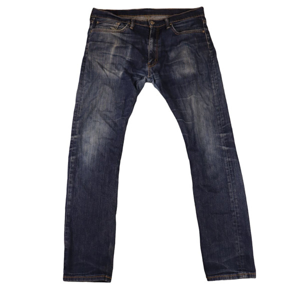 Levi's Men's Regular Fit Dark Wash Straight Leg Jeans 34 x 30 - Picture 1 of 10